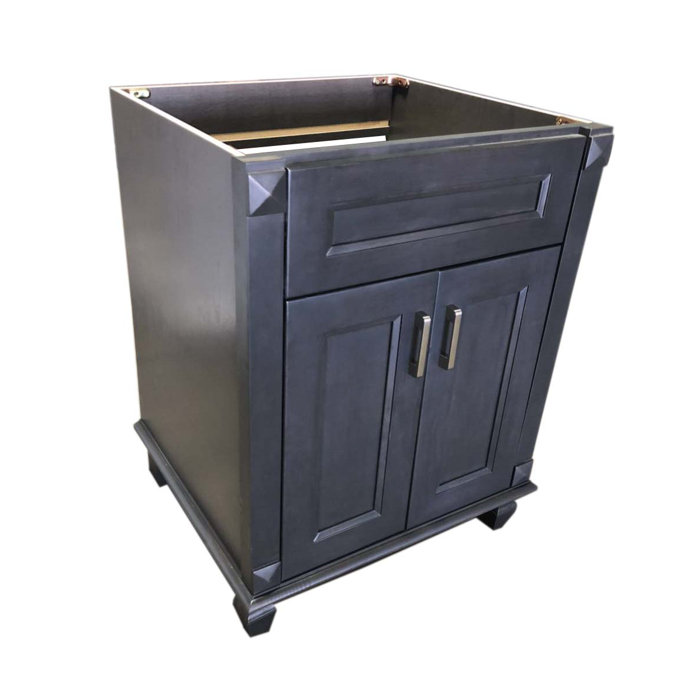 Niturra Wood 24" Single Bathroom Vanity Base Only & Reviews | Wayfair